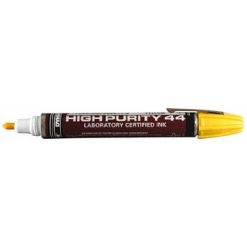 Dykem Yellow Oil-Based Paint Marker Broad Tip, TEC Certified Ink 44916 - 04400636