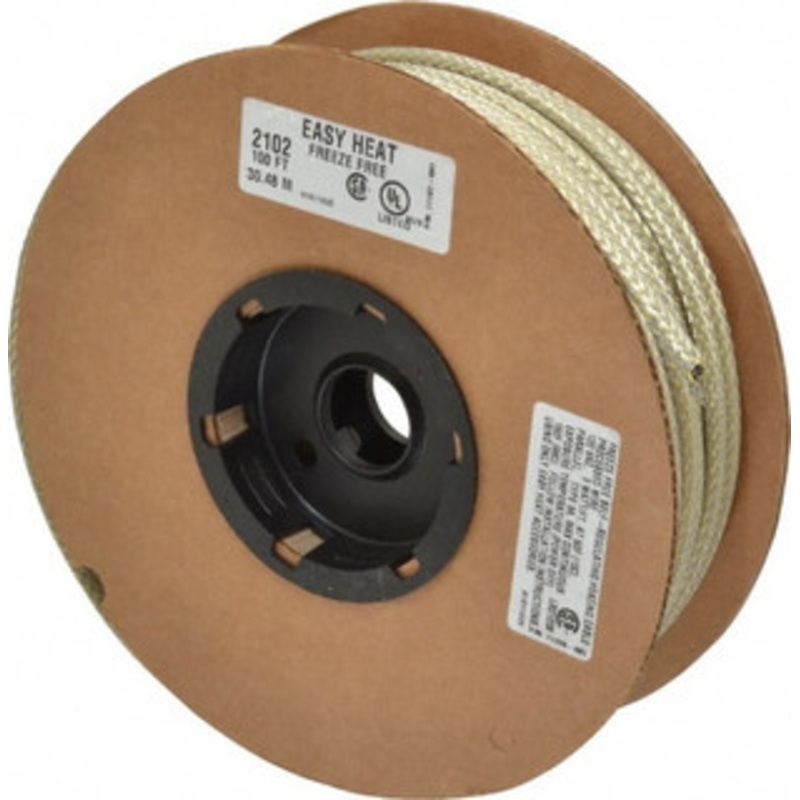EasyHeat 100 ft. Long, 120 Input Volt, Easy Heat Self Regulating Residential Heat Protection Cable 3 Watt 2102 - 31736234