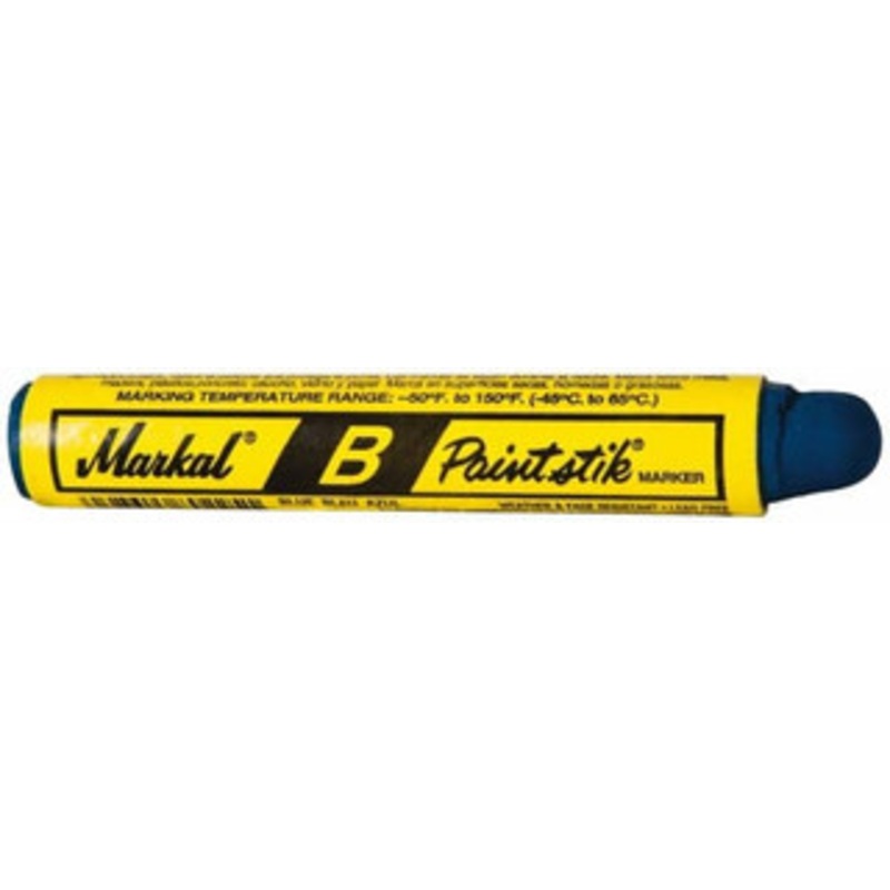 Markal Blue Marker/Paintstick Fine Tip, Oil Base Ink 80225 - 36967214