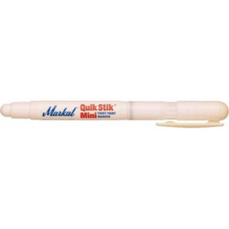 Markal White Solid Paint Marker Fine Medium Tip, Alcohol Base Ink 61126 - 53185302