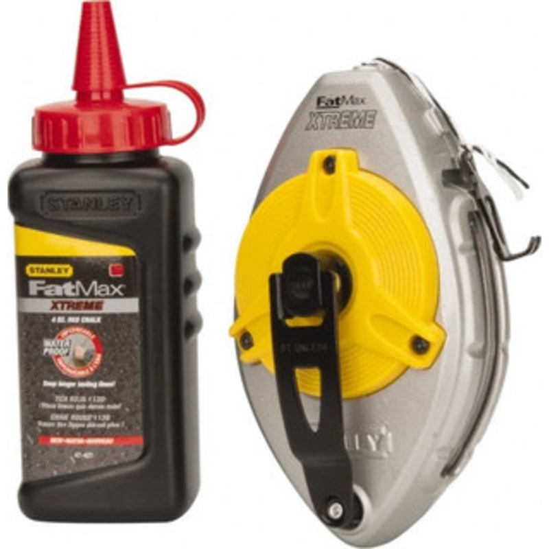 Stanley 100 ft. Long Chalk Reel Red 47-487L - 43690668
