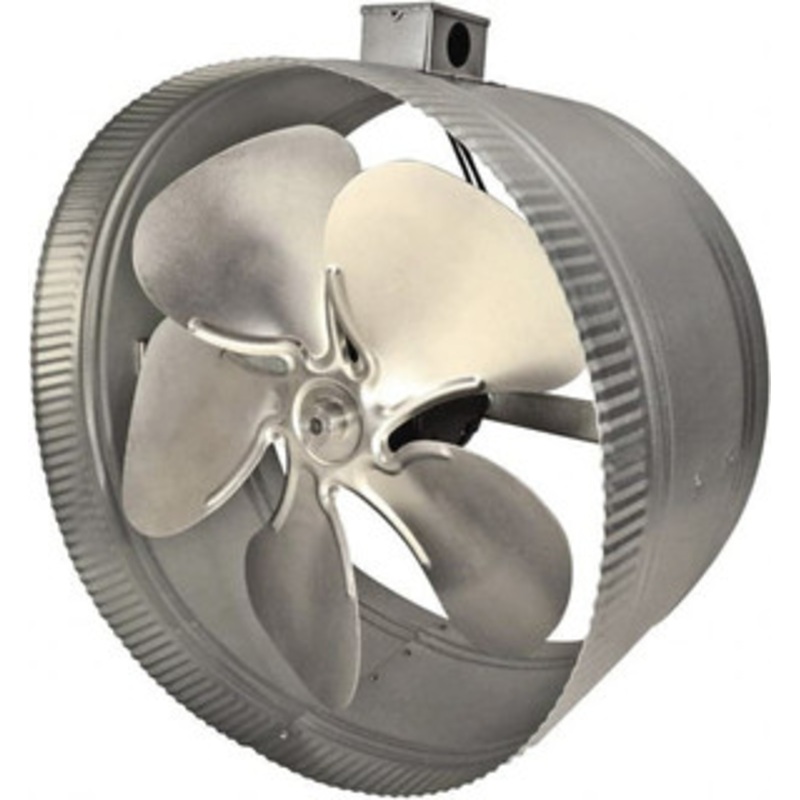 Suncourt 14 Diam, 1.57 Amp, 120 Volt Duct Fan 900 CFM, Single Speed DB414E - 37865003