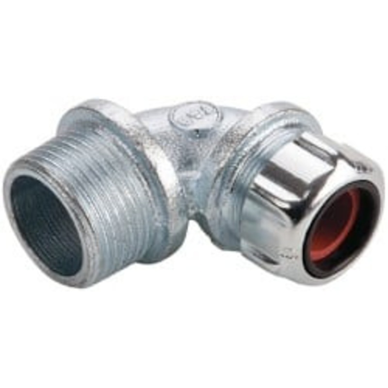 Thomas & Betts 0.5 to 0.625 Liquidtight Elbow Strain Relief Cord Grip 1 NPT, Iron 2255 - 54116785