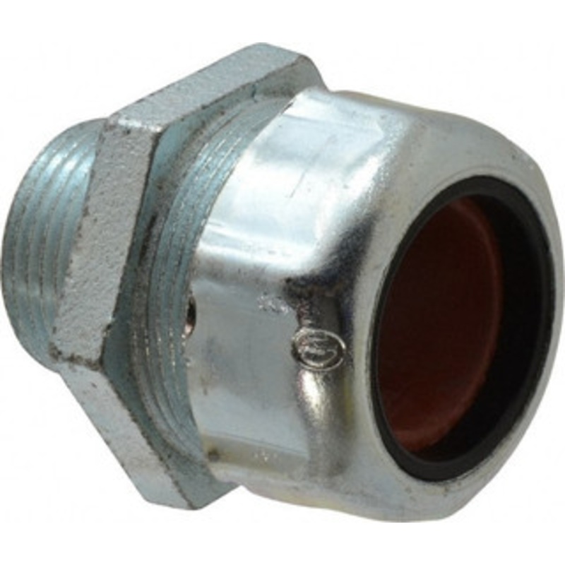 Thomas & Betts 0.88 to 1.065 Liquidtight Straight Strain Relief Cord Grip 1 NPT, 2-3/8 OAL, Iron 2548 - 81115362