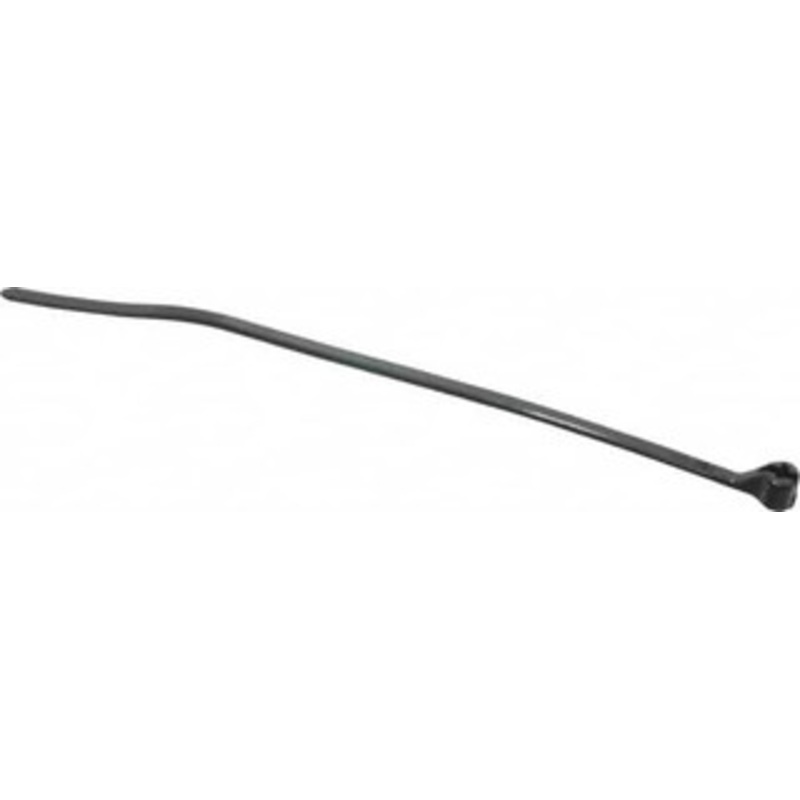 Thomas & Betts 3.62 Long Black Nylon Standard Cable Tie 18 Lb Tensile Strength, 0.75mm Thick, 16mm Max Bundle Diam TY23MX - 04942587