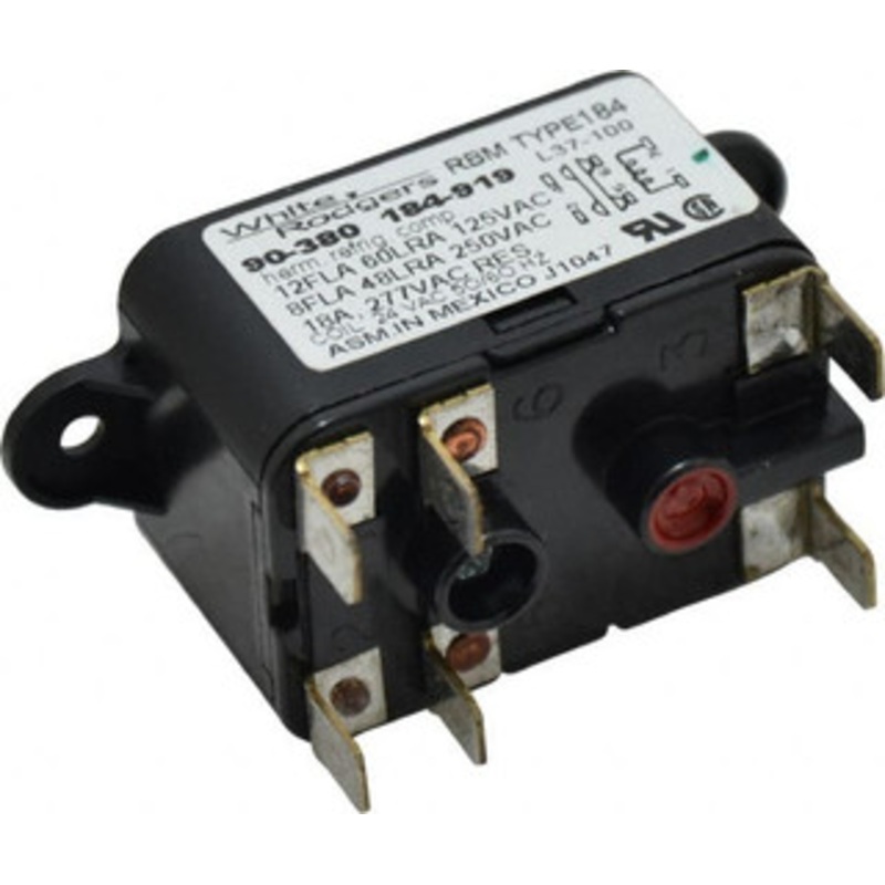 White-Rodgers Relays, Type: SPNO/SPNC, Voltage: 24 VAC, Temperature Range: -40 to 150 90 380S1 - 07428154
