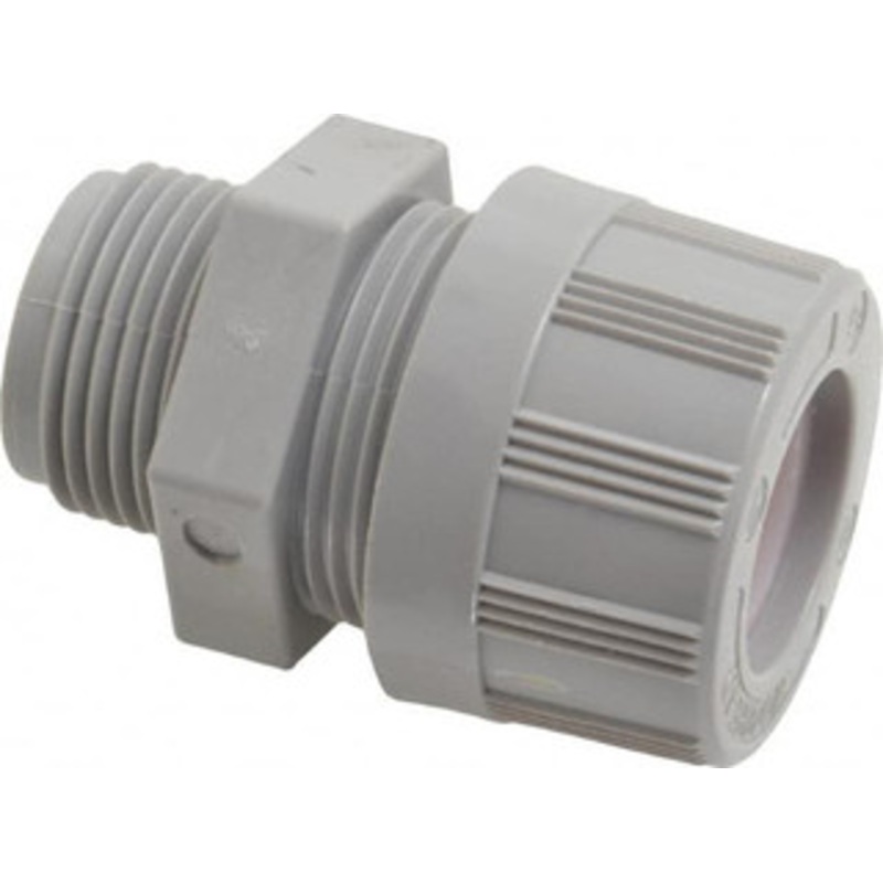 Woodhead - Molex 0.187 to 0.25 Liquidtight Straight Strain Relief Cord Grip 3/4 NPT, Nylon 5620 - 70497060