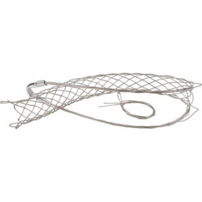 Woodhead - Molex 1-1/2 to 1.74 Inch Cable Diameter, Tinned Bronze, Single Loop Support Grip 30 Inch Long, 1,680 Lb. Breaking Strength, 18 Inch Mesh Length 35170 - 70498696
