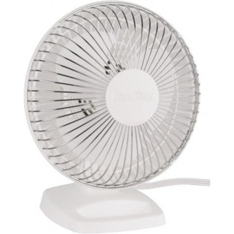 Air King 6 Blade, 191 Max CFM, Desk Fan 0.19/0.14 Amps, 120 Volts, 2 Speed 9146 - 00533992