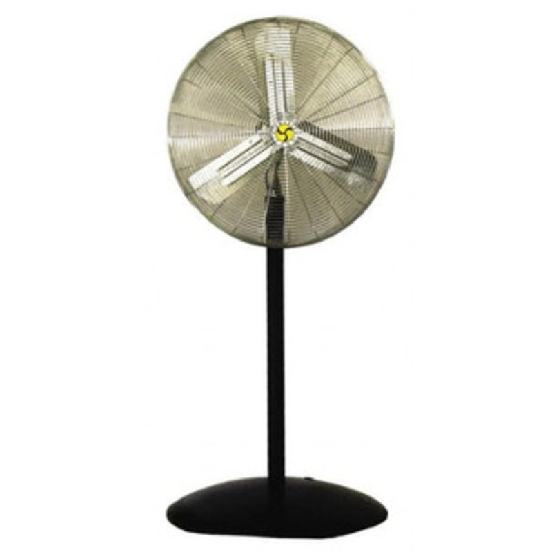 Airmaster Fan 24 Blade, 1/3 hp, 4,062, 4,699 & 5,548 CFM, Oscillating Industrial Circulation Fan Pedestal, 115 Volts, 2.5 Amps, 3 Speed 71567 - 87672598