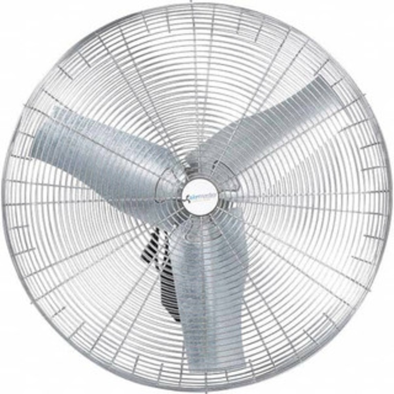 Airmaster Fan 30 Blade, 7,794 Max CFM, Single Phase Oscillating Wall Mounting Fan 3.2 Amps, 115 Volts, 3 Speed 71566 - 76931237