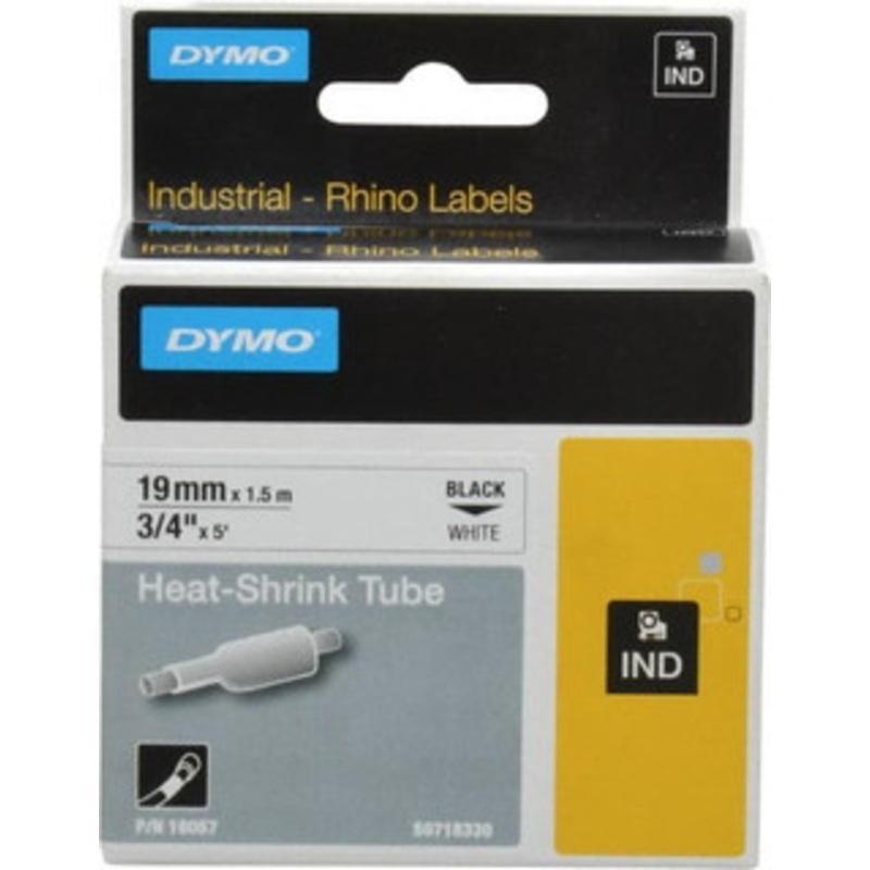 DYMO 3/4 x 5 ft. White Heat Shrinkable Polyolefin Heat Shrink Tubing For RhinoPRO 3000 18057 - 79558185