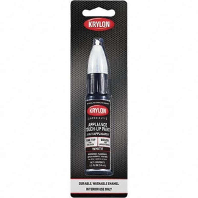 Krylon 2 oz White Gloss Finish Paint Pen Pen, Direct to Metal K07700A77 - 30084792