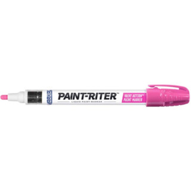 Markal Fluorescent Pink Paint Marker Bullet Medium Tip, Alcohol Base Ink 97053 - 43475185