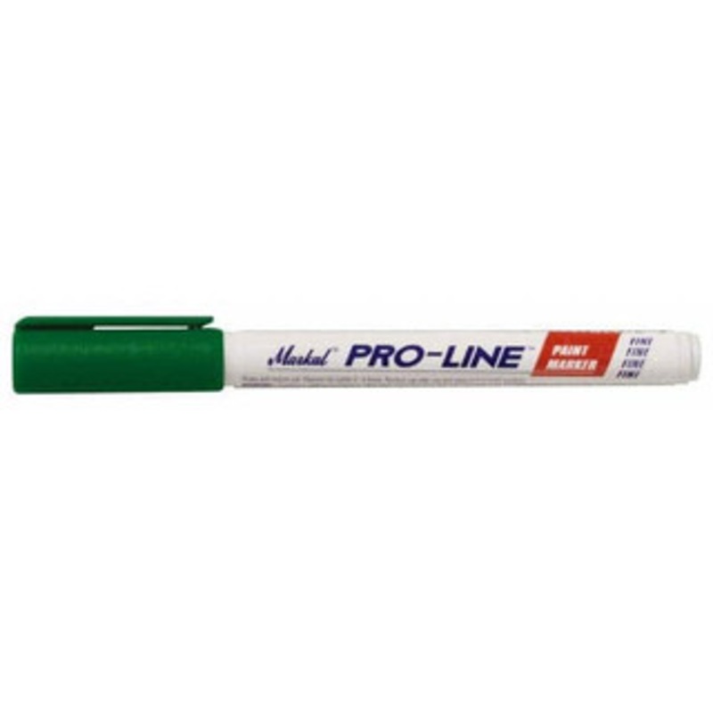 Markal Green Liquid Enamel-Based Paint Marker Fine Tip, Alcohol Base Ink 96876 - 06900583