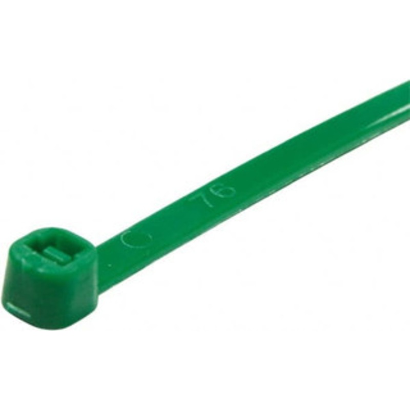 Value Collection 6 Long Green Nylon Standard Cable Tie 40 Lb Tensile Strength, 38mm Max Bundle Diam TSL-150-I-YG-M - 68951276
