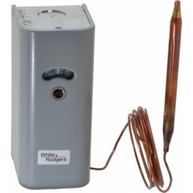 White-Rodgers Refrigeration Temperature Controls, Capillary Length: 5 Ft., Differential: Adjustable 3.5 to 400F, Switch Action: Close on Rise 16 09 101S1 - 05423512