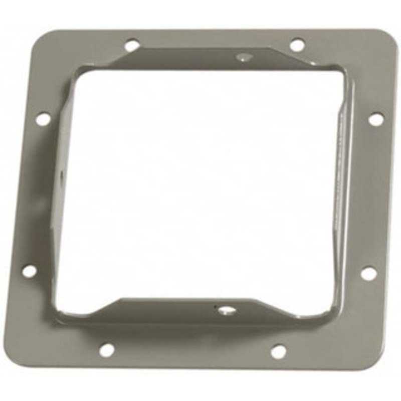 Cooper B-Line 4 Inch Wide x 4 Inch High, Rectangular Raceway Flange Gray, For Use with Lay In Wireways, Type 1 Screw Cover Wireway 78205110942 - 82611427