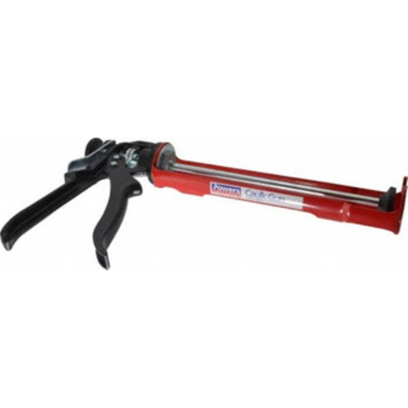 DeWALT Anchors & Fasteners 10 oz Half Barrel Frame Manual Caulk/Adhesive Applicator Use with Power Fastner Push-Pak Cartridge & Power Fastner T308+ Epoxy Adhesive Anchoring System & Quik-Shot Carridge 08437-PWR - 71093058