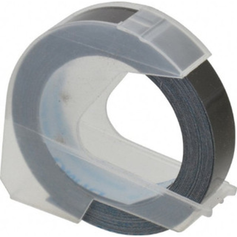 DYMO 3/8 x 12 ft. Black Embossing Tape 3/8 Wide, 12 ft. Long 520109 - 00125617