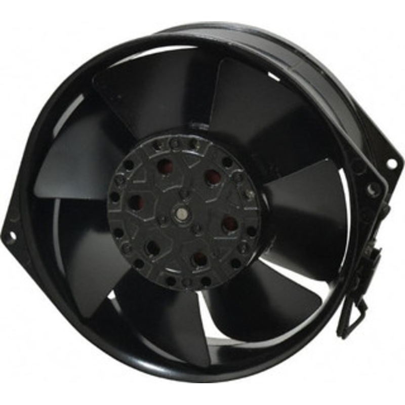 ebm-papst 115 Volts, AC, 233 CFM, Round Tube Axial Fan 0.36 Amp Rating, 5.91 High x 5.91 Wide x 2.17 Deep W2S130-AA25-44 - 76939941