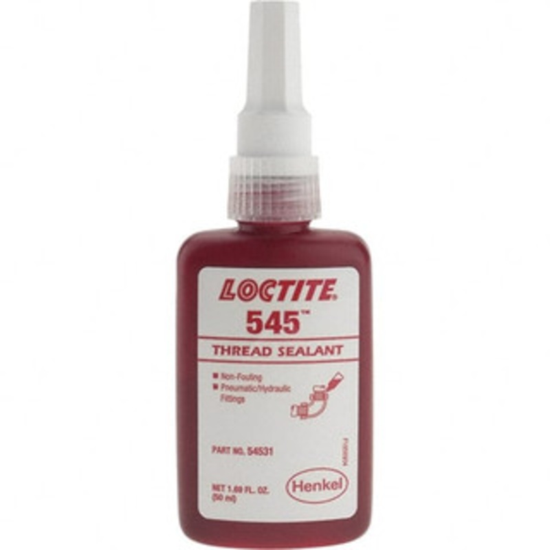 Loctite 50 mL Bottle, Purple, Liquid Threadlocker Series 545, 24 hr Full Cure Time, Hand Tool Removal 135486 - 88546163