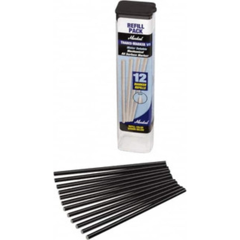 Markal Black All Purpose Wax Crayon Flat Tip 96182 - 88295530