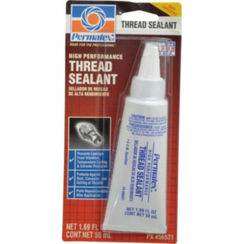 Permatex 50 mL Tube, White, Paste High Strength Threadlocker Series 565 56521 - 65301772