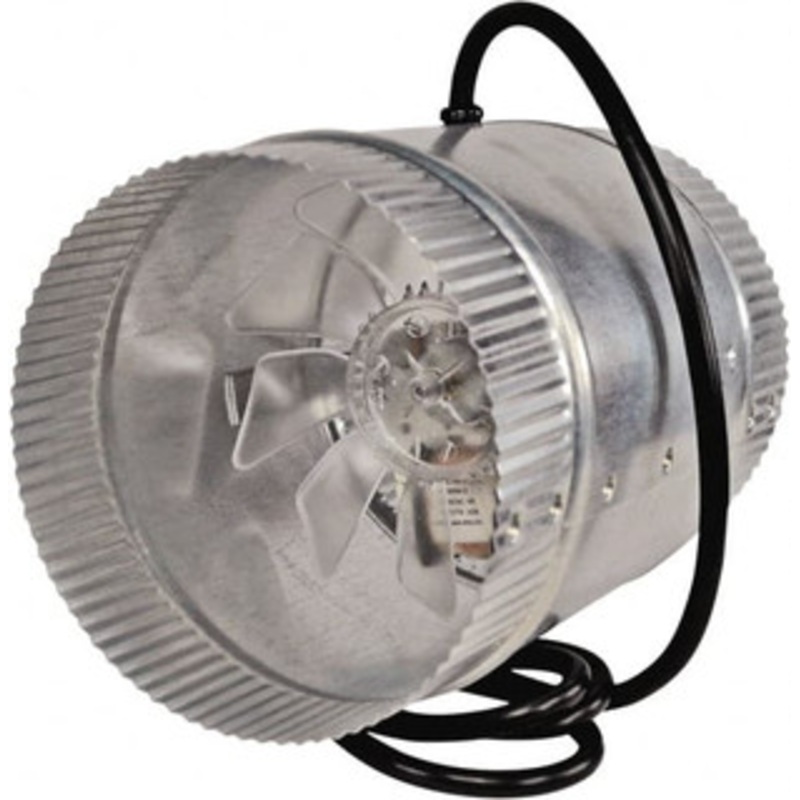 Suncourt 6 Diam, 0.35 Amp, 120 Volt Duct Fan 160 CFM, 2,050 RPM, Single Speed DB200C - 39825229