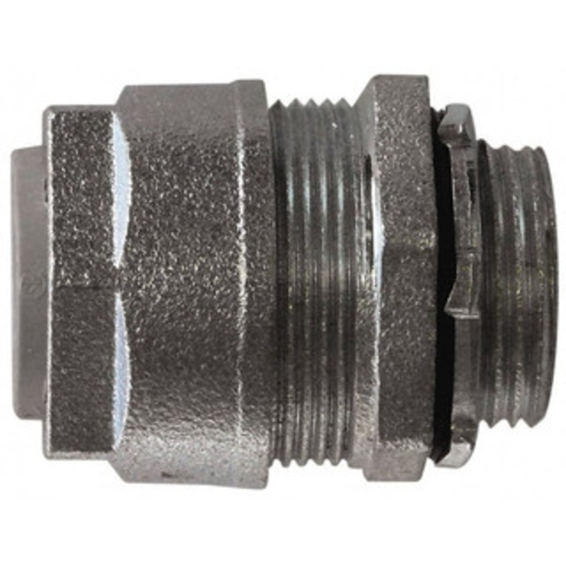 Thomas & Betts 1.75 to 1.965 Liquidtight Straight Strain Relief Cord Grip 2-1/2 NPT, 3-3/4 OAL, Iron & Zinc 2584 - 54116553