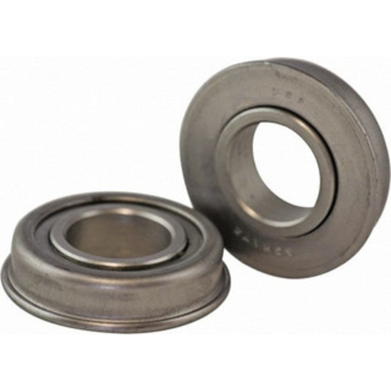 USDI 1 Row, 2 OD, 1 Bore Diam, Round Double Seal Conveyor Roller Bearing 240 Lb Capacity, 550 Max RPM, with Flange, Steel with Steel Housing TW25 - 36560142