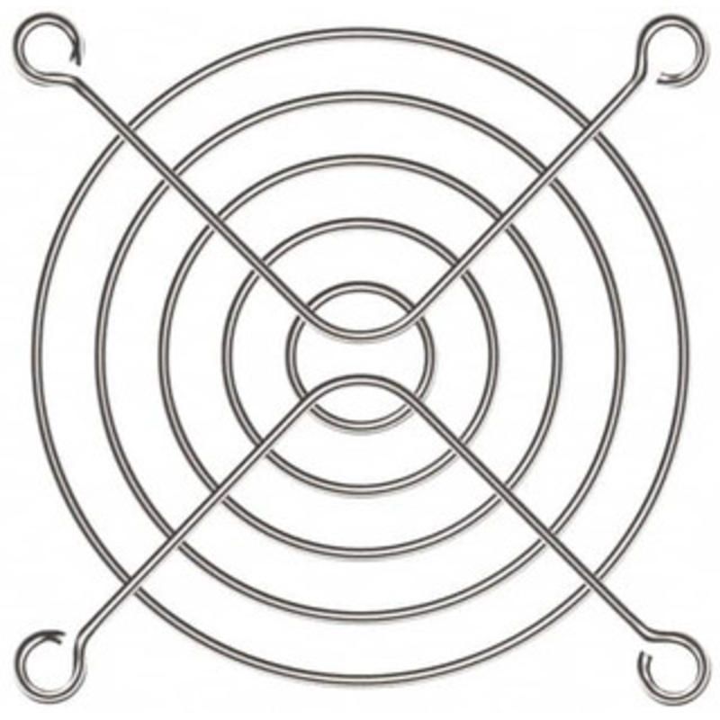 Value Collection 80mm (3.15) Wire Chrome Fan Guard For Square Cooling Fans SC80-W2 - 44906196