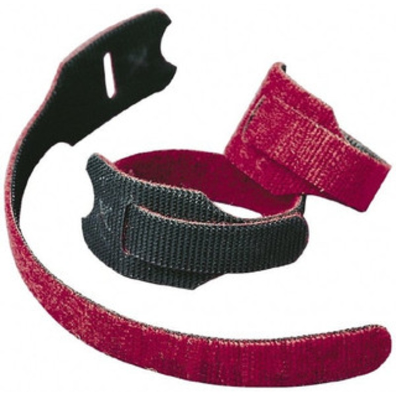 Velcro ONE-WRAP 400 Piece 3/4 x 18, Self Fastening Tie/Strap Hook & Loop Strap Perforated/Pieces Roll, Black 151482 - 72974199