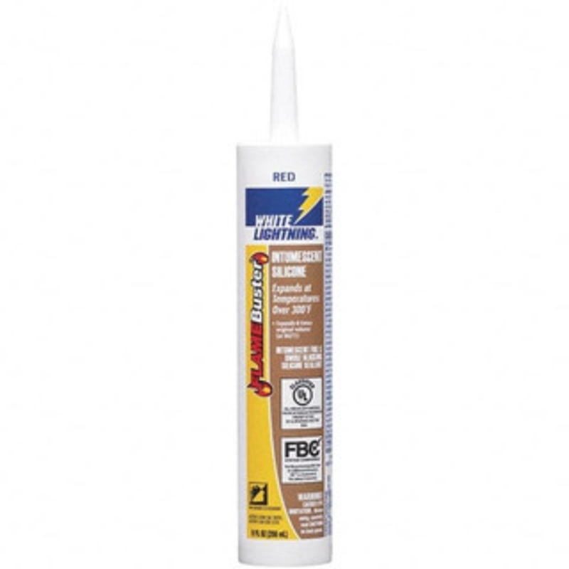 White Lightning 10 oz Cartridge Red RTV Silicone Caulk -14 to 230F Operating Temp W44107010 - 65139404