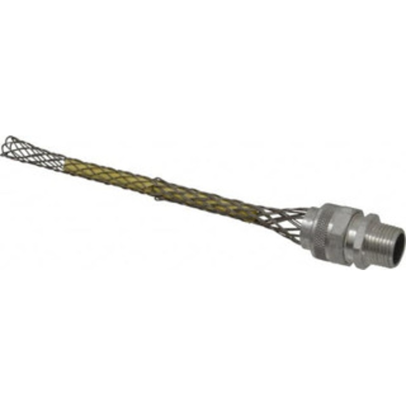 Woodhead - Molex 0.5 to 0.625 Liquidtight Straight Strain Relief Cord Grip 1/2 NPT, 7 OAL, Aluminum 36256 - 70497367