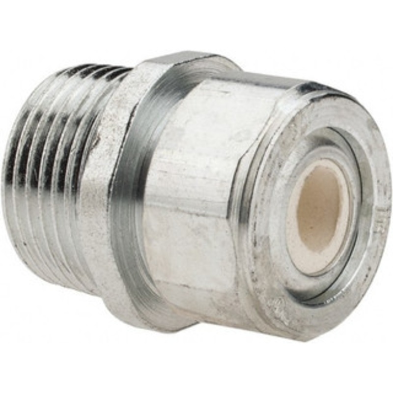 Crouse-Hinds 0.25 to 0.35 Liquidtight Straight Strain Relief Cord Grip 3/4 NPT, 1-5/16 OAL, Steel CG75 350 - 04504551