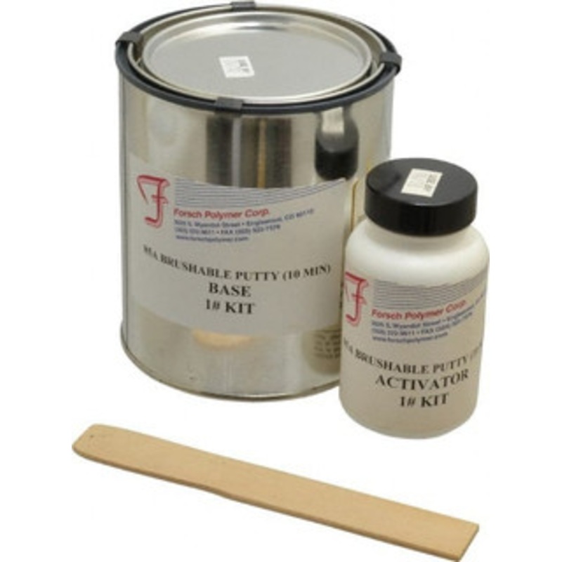 Forsch Polymer Corp. 1 Lb Kit Amber Urethane Putty 10 min Tack Free Dry Time, 48 hr Full Cure Time, Series URS 5885 URS 5885-F - 66746801