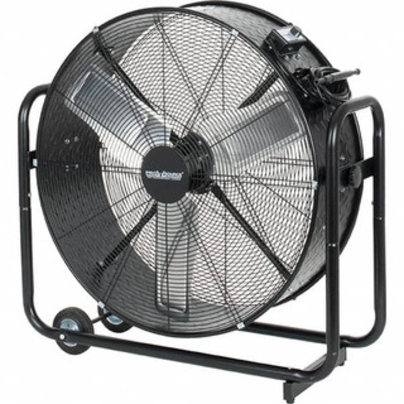 PRO-SOURCE Blower Fans & Coolers, Type: Drum Fan, Blade Size (Inch): 30, CFM: 8900, Drive Type: Direct, Mount: Floor Stand w/Wheels, Voltage: 120 CED8209-MSC - 37954302