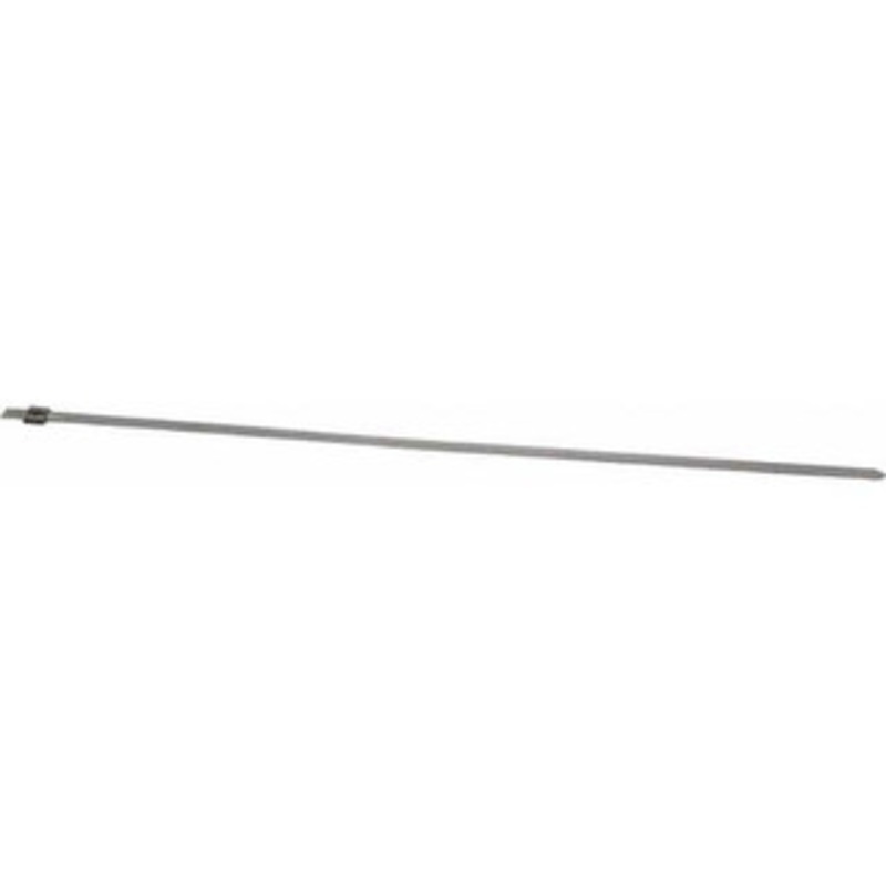 Thomas & Betts 10 Long Natural (Color) Stainless Steel Standard Cable Tie 100 Lb Tensile Strength, 0.38mm Thick, 50.8mm Max Bundle Diam SS10-180 - 54064811