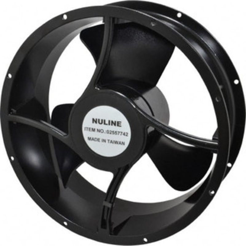 Value Collection 115 Volts, AC, 550 CFM, Round Tube Axial Fan 0.38 Amp Rating, 1,400 to 1,650 RPM, 10 High x 10 Wide x 3-1/2 Deep SO2146-17 - 02557742