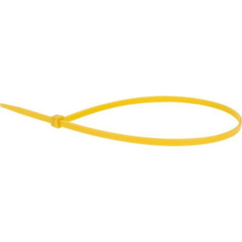 Value Collection 14.6 Long Yellow Nylon Standard Cable Tie 50 Lb Tensile Strength, 106mm Max Bundle Diam TSL-370-S-YY-M - 68952647