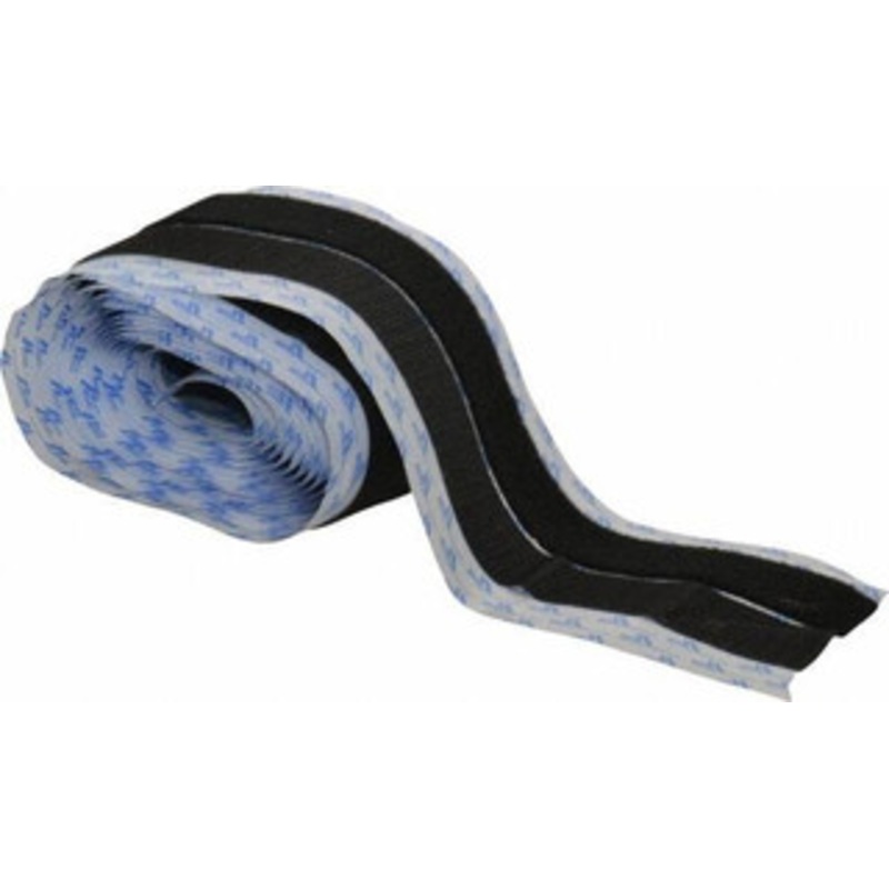 Velcro 1-1/2 x 5 Yd Adhesive Backed Hook & Loop Roll Continuous Roll, Black 213017 - 67127563