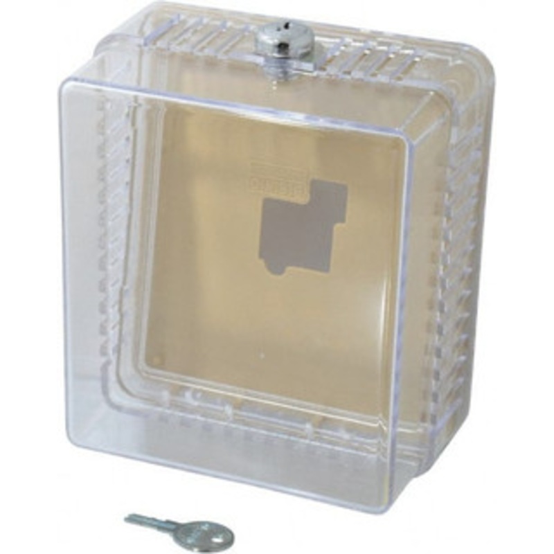 White-Rodgers Plastic Dual Base, Thermostat Guard 5-1/4 Inside Width x 3-1/4 Inside Depth x 4-5/8 Inside Height F0029 022700S1 - 05284435