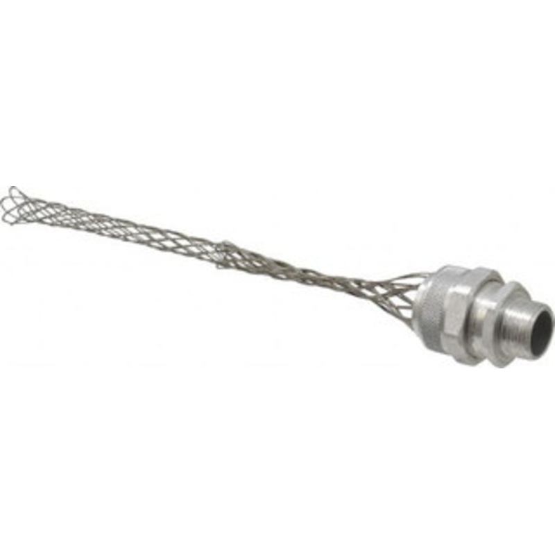 Woodhead - Molex 0.75 to 0.875 Liquidtight Straight Strain Relief Cord Grip 3/4 NPT, 9-1/2 OAL, Aluminum 36248 - 70497433