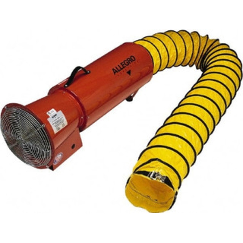 Allegro Industries 1,275 CFM, Electrical AC Axial Blower Kit 8 Inch Inlet/Outlet, 0.33 HP, 120 Max Voltage Rating 9514-25 - 73511594