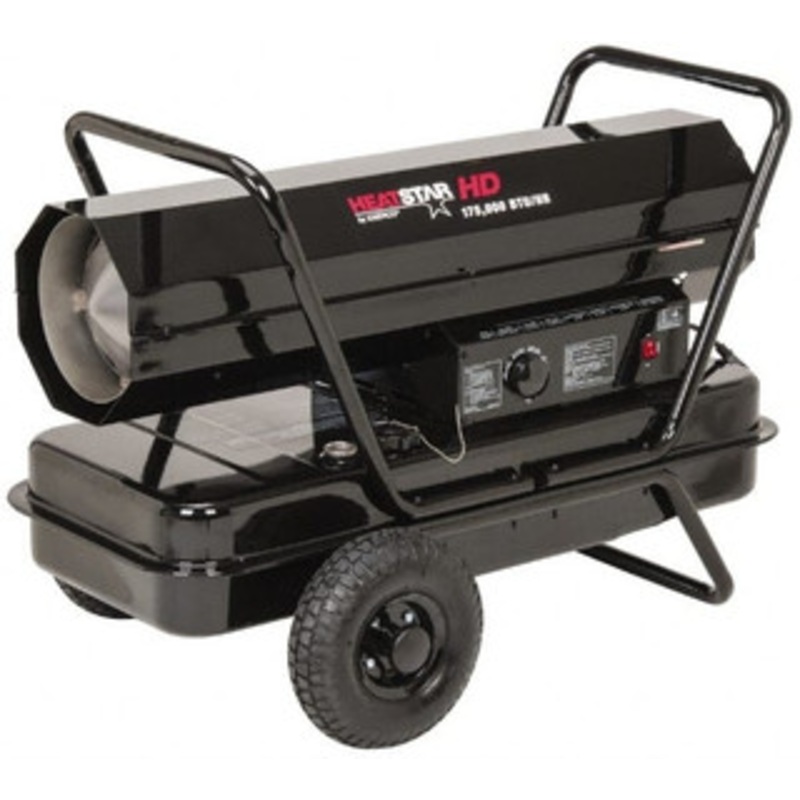 HeatStar 175,000 BTU Rating, Kerosene Forced Air Heater with Thermostat 4,250 Sq Ft Max Heating Area, 14 Gal Capacity, Fuel with Kerosene HS175KT - 07047608