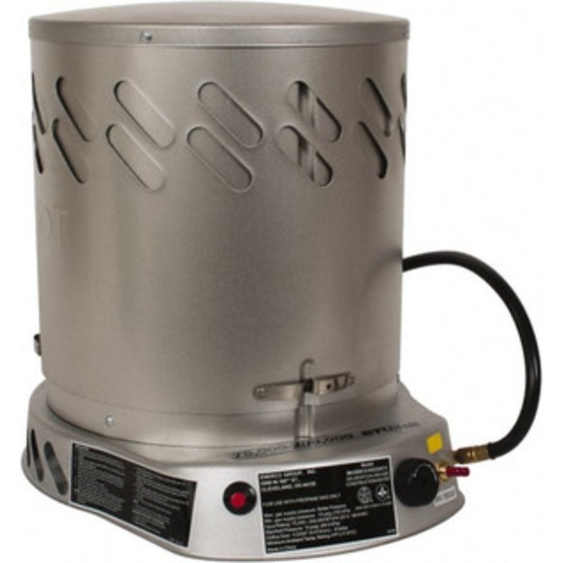 HeatStar 75,000 to 200,000 BTU, Propane Convection Heater 100 Lb Fuel Capacity, 15-1/4 Long x 18-1/4 Wide x 21-3/4 High HS200CV - 93178713