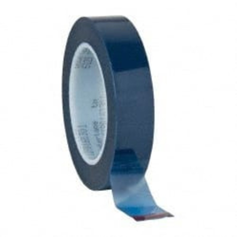 Intertape 1 Wide x 215 ft. Long x 3.2 mil Blue Polyester Film Masking Tape Silicone Adhesive, 25 Lb/In Tensile Strength, Series 6120 06120-00001-00 - 62472915