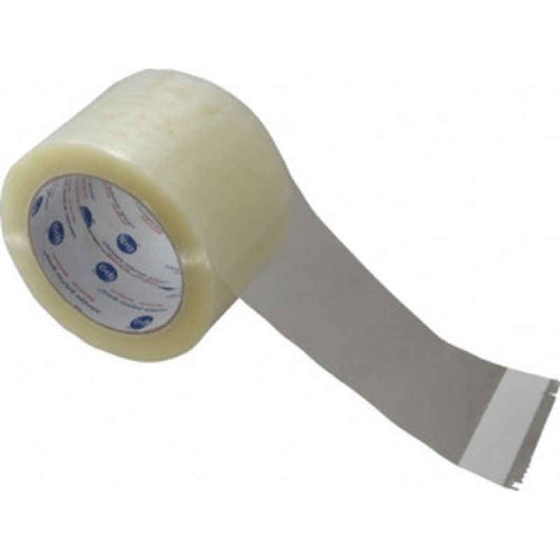 Intertape 3 x 60 Yd Clear Rubber Adhesive Sealing Tape Polypropylene Film Backing, 3 mil Thick, 32 Lb Tensile Strength, Series 1100 F4225 - 74405564