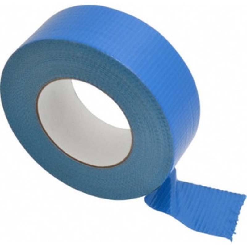 Intertape 55m x 2 x 9 mil Blue Polyethylene Cloth Duct Tape Rubber Adhesive, 18 Lb Tensile Strength, 32 to 160F, Series AC20 20C-BL-2 - 53475588